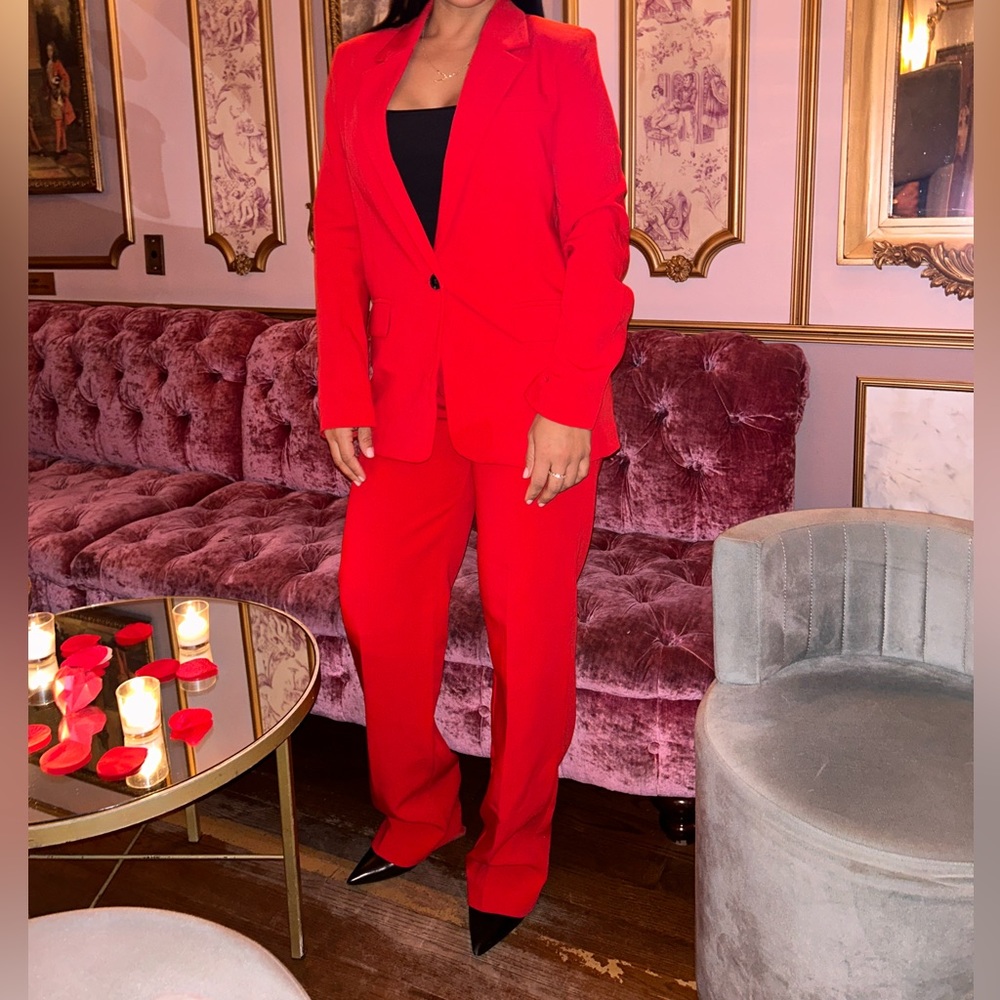 Red Suit - Blazer & Pants